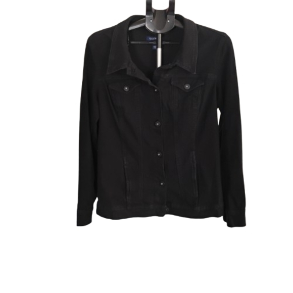 Bandolino Jackets & Blazers - Bandolino Women's Black Jean Jacket